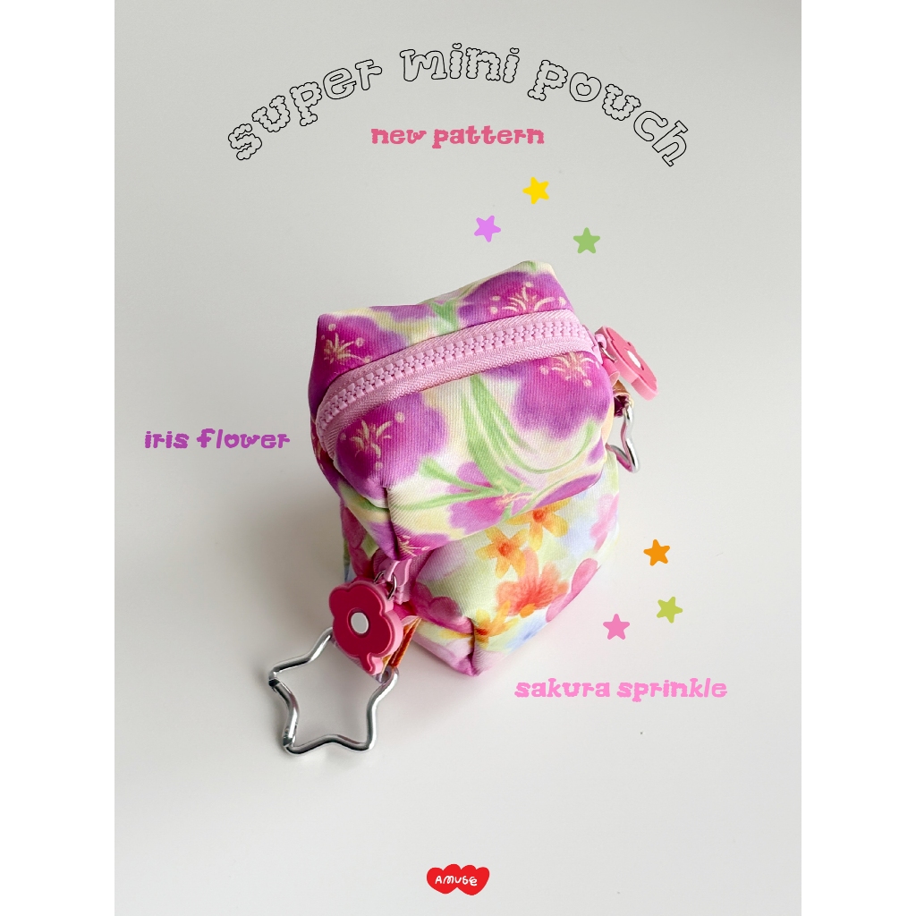 *เปลี่ยนวัสดุและปรับราคา*amuse.stuff-Super Mini Pouch Keychain — Re-edition พวงกุญแจกระเป๋าจิ๋วสุดน่ารัก