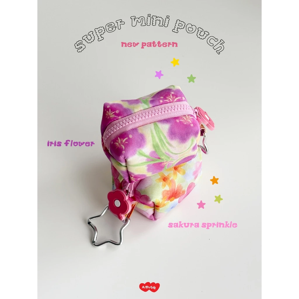 *เปลี่ยนวัสดุและปรับราคา*amuse.stuff-Super Mini Pouch Keychain — Re-edition พวงกุญแจกระเป๋าจิ๋วสุดน่ารัก