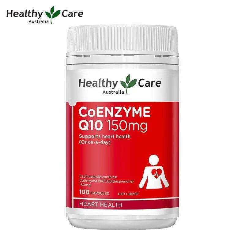 Healthy Care CoQ10 150mg 100 Capsules q10 จ ชะลอแก่ คิว10