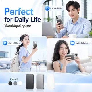 🔥[CCCการรับรอง]22.5W ราคาถูก Powerbank 20000mAh ติดเครื่องบินได้⚡ชาร์จไวสุด!รองรับหลายอุปกรณ์ น้ำ พาวเวอร์แบงค์แม่เหล็ก