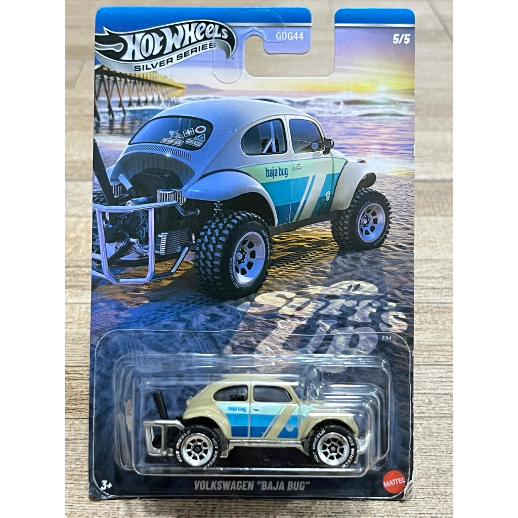 Hot Wheels Volkswagen Baja Bug รุ่น Silver Series จากคอลเลกชัน Surf's Up‼️แพคไม่คม