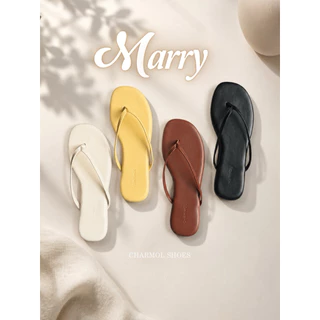 รุ่น Marry🎀 รองเท้าแตะแบบหนีบ หนังนิ่มพื้นนุ่ม charmol.shoes