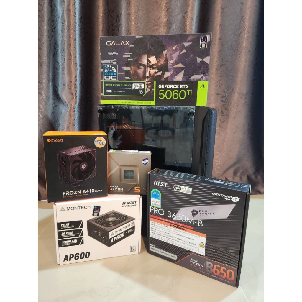 คอมสเปคเล่นเกมส์ R5 7600X + RTX5060Ti 8gb + RAM DDR5 16gb