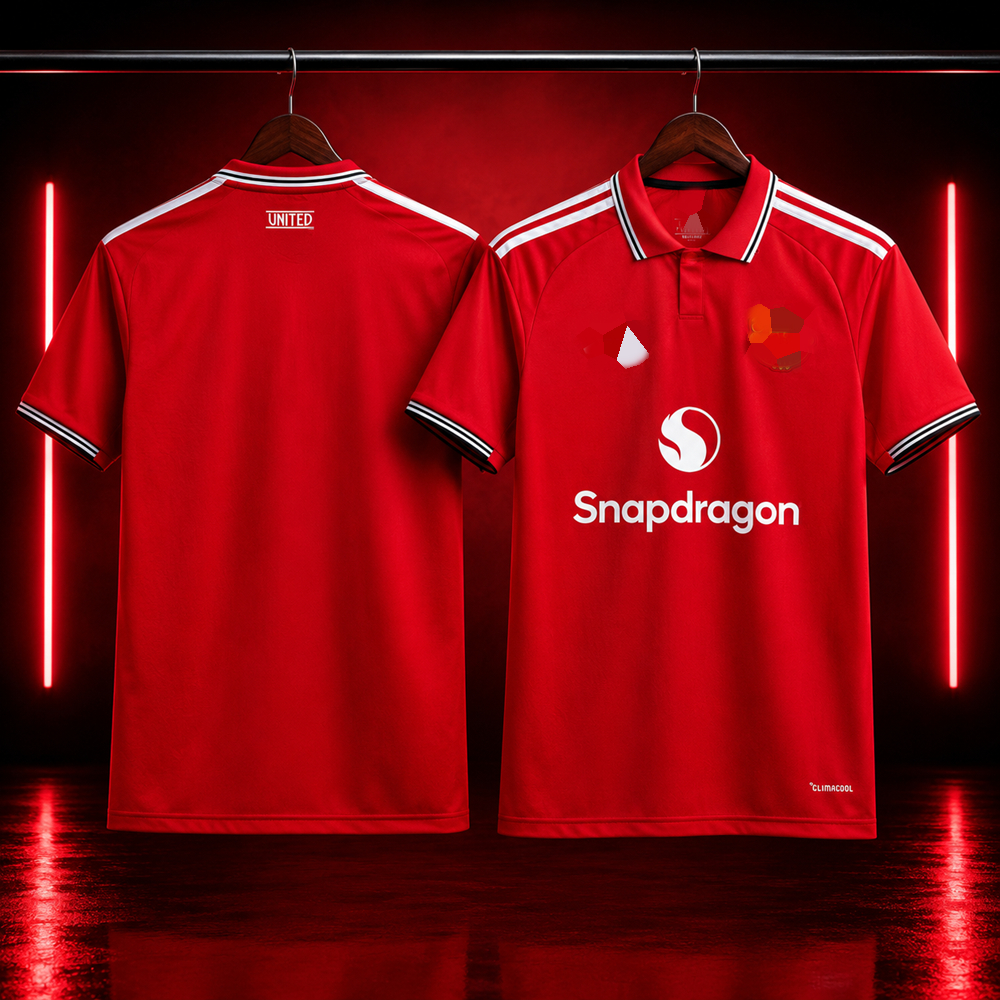 2026-27 เสื้อกีฬาเสื้อฟุตบอล เสื้อทีมผีแดง Home งานพรีเมี่ยม เกรดแฟนบอล คุณภาพสูง ส่งจากไทย