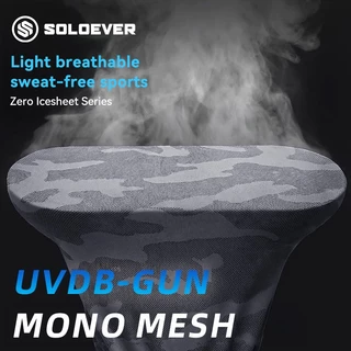 SOLOEVER ลายพราง ปลอกแขน UPF50+ หลวม ปลอกแขนกันแดด 1คู่ ปลอกแขนกัน เสื้อ ผ้าละเอียด