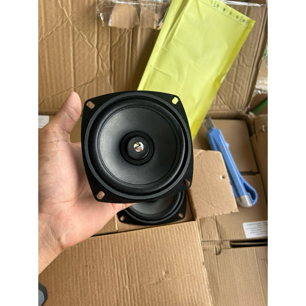 ดอกลำโพงเสียงกลางเฟสปลั๊กPD 4นิ้ว 6ohm50watt #โครงสีดำ