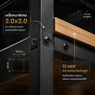 BMZAR ราวแขวนผ้า 140x40x180cm รับน้หนัก300กก มั่นคง ประกอบง่าย ร้านค้า/บ้าน/คอนโด