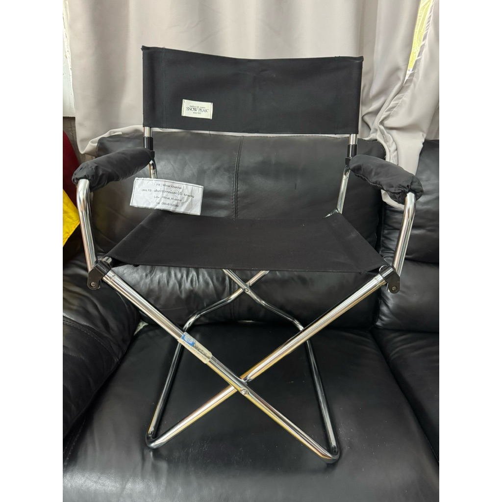 เก้าอี้ Snow peak Folding Director’s Chair