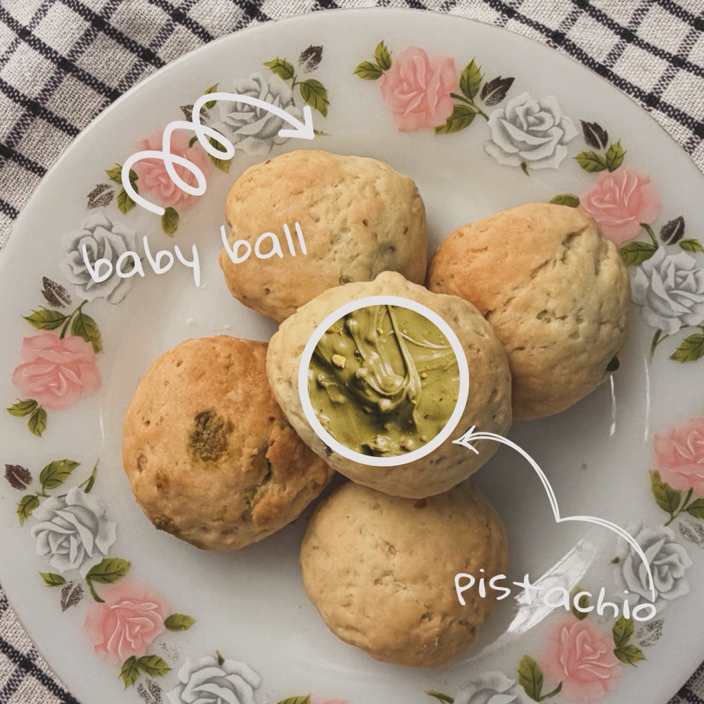 Baby pistachio (ไส้พิทาชิโอ้)