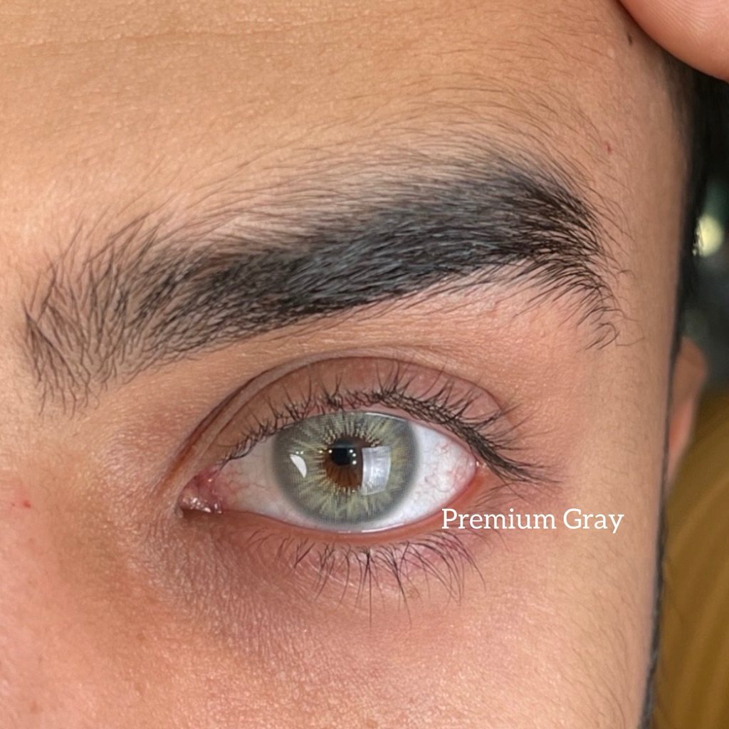 Premium Gray คอนแทคเลนส์สายฝอ มีค่าสายตา (สีนี้เป็นรายปี)