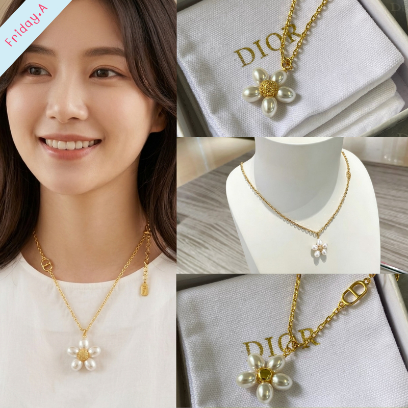 (D229) สร้อยคอ D [มาใหม่ชนช้อป!] สวยตาแตก ดีเทลน่ารัก สวยตรงปก 100% ไม่ต้องลุ้น♡