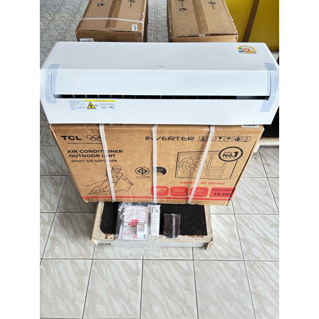 TCL แอร์ใหม่ 18000 btu inverter รุ่น Tac-xal18ch แอร์ใหม่ปี 2026 ประหยัดไฟเบอร์5 ได้ 1ดาวมีรับประกัน