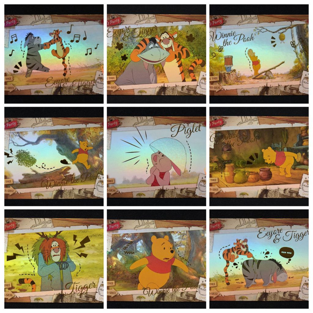 การ์ด Disney Winnie The Pooh Let's Party Card Fun
