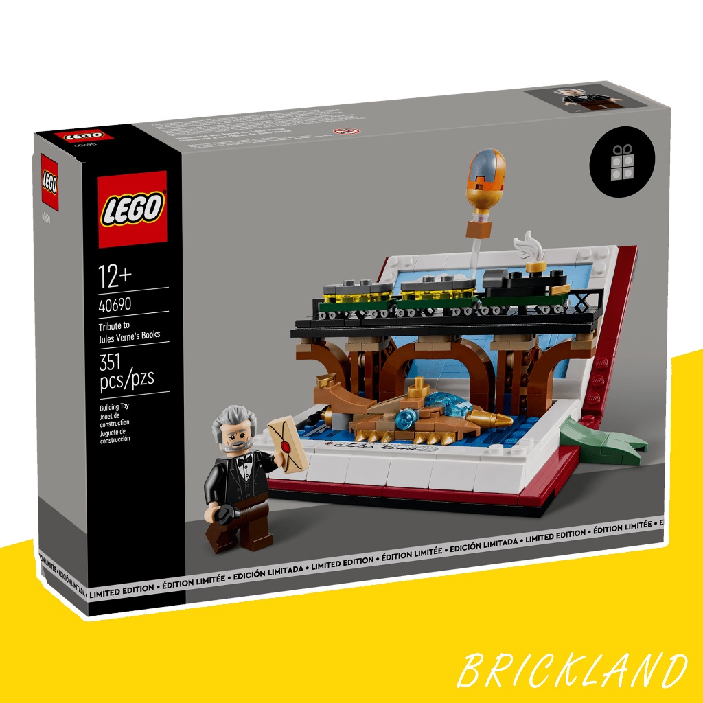 LEGO 40690 Tribute to Jules Verne's Books ของแท้ 100% พร้อมส่ง