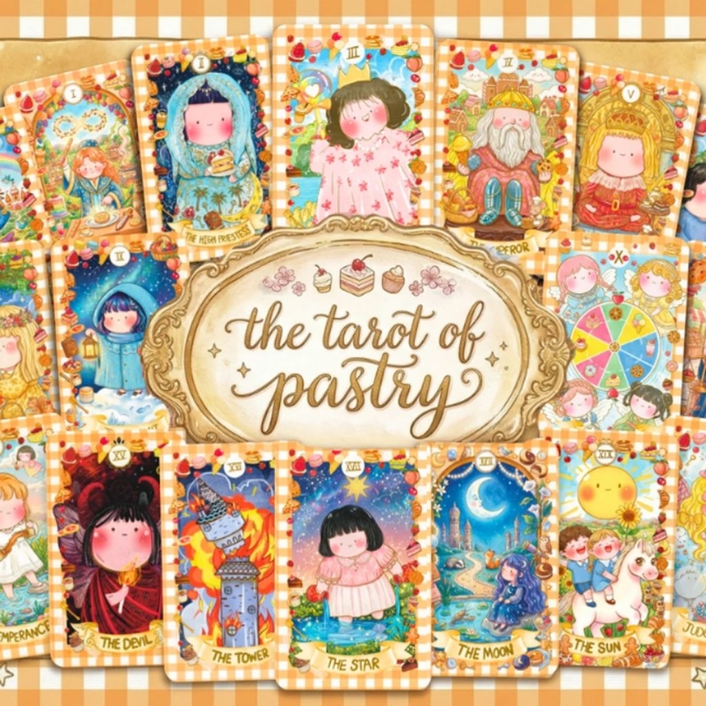 The Taste of Pastry Tarot ไพ่ยิปซีแท้ธีมขนมหวาน ไพ่ยิปซี ไพ่ทาโรต์ Tarot Cards