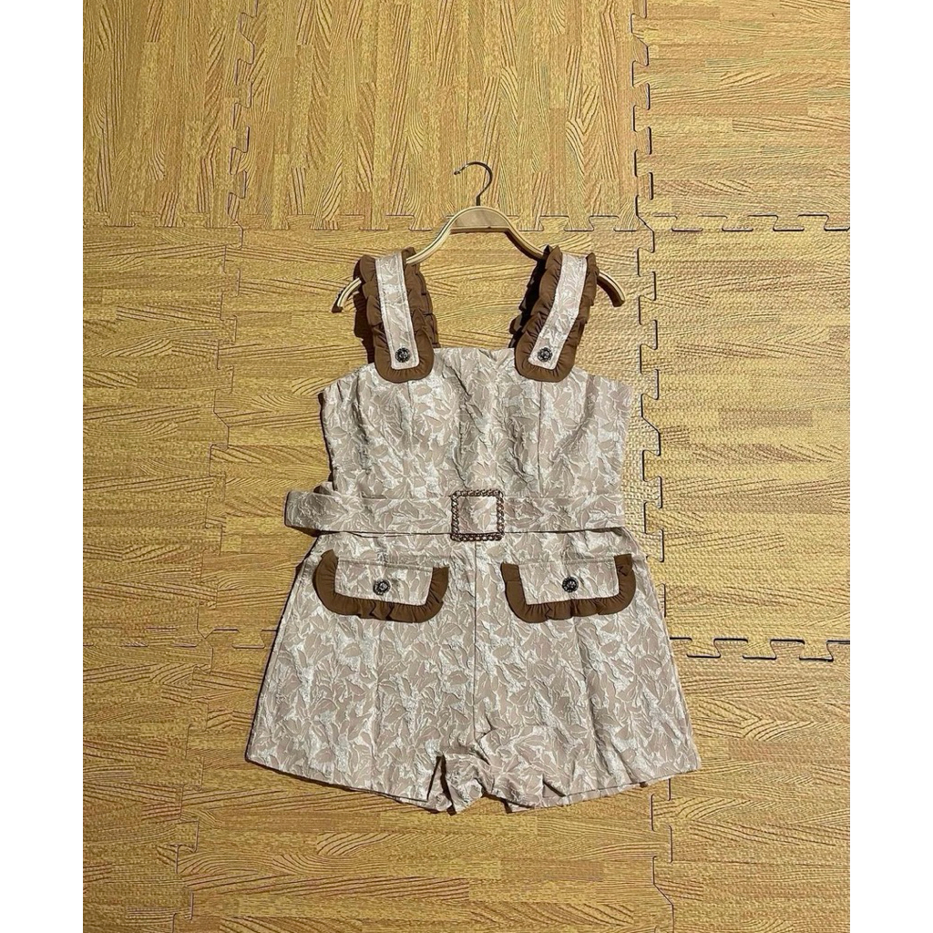 จั๊มสูท 🔖 ป้าย Valley Girl sz.L (มือ 2)