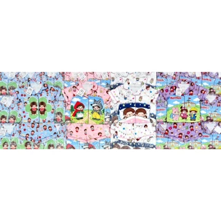 ชุดนอนเด็ก คอลใหม่มายบู ลายการ์ตูน น่ารักมาก แขนสั้น-ขาสั้น