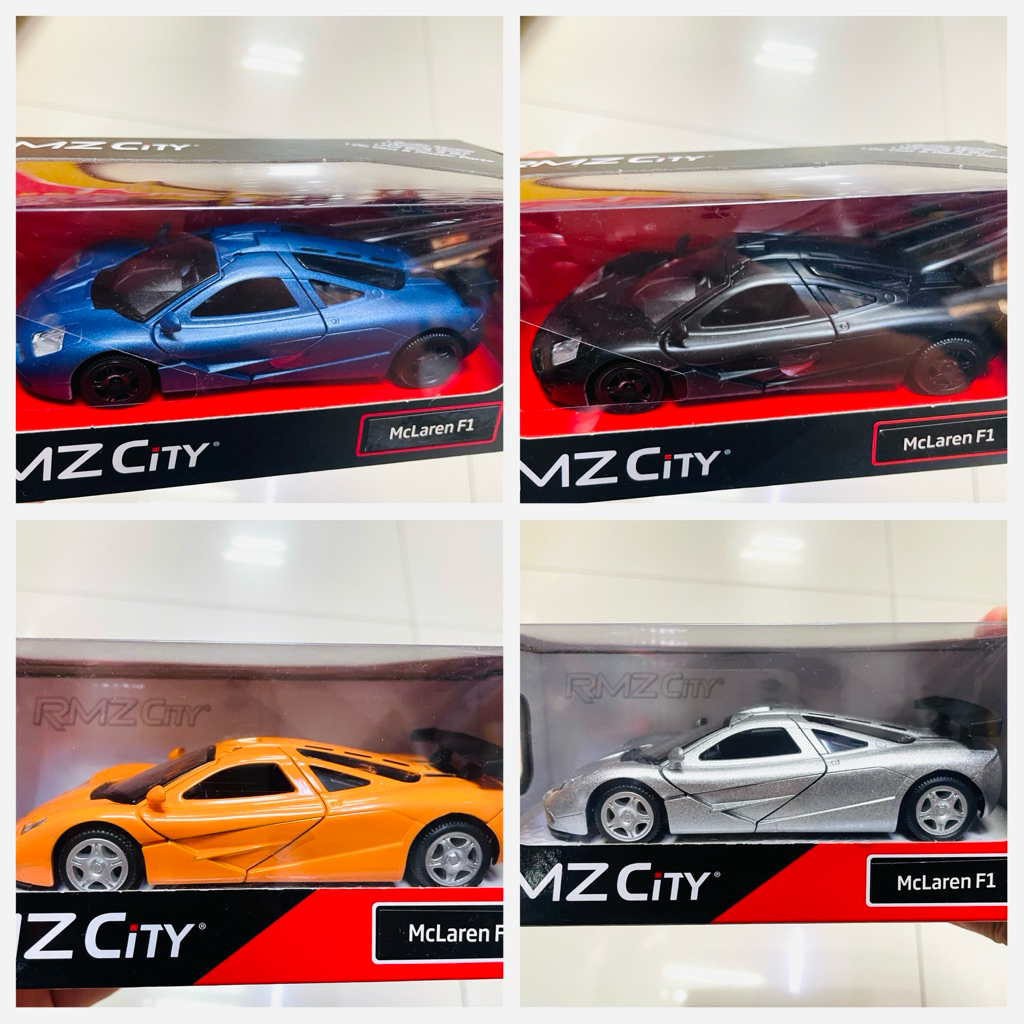 โมเดลรถเหล็ก Mclaren F1 แบรนด์ RMZ CITY Scale 1:36
