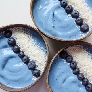 ผงสาหร่ายสไปรูลิน่าสีฟ้า 100% (Blue Spirulina Powder) ขนาด 50 กรัม
