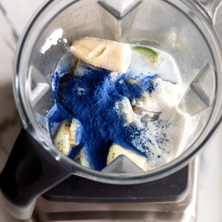 ผงสาหร่ายสไปรูลิน่าสีฟ้า 100% (Blue Spirulina Powder) ขนาด 50 กรัม