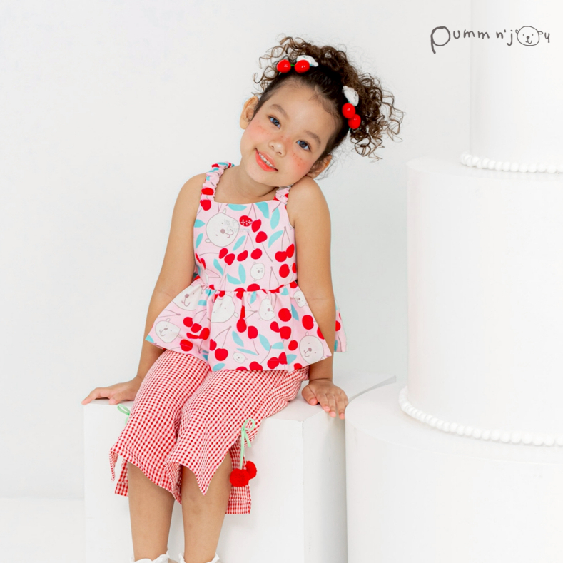 𝐏𝐮𝐦𝐦 𝐧'𝐉𝐨𝐲 ชุดเซ็ทเสื้อ+กางเกง : LS PU 473+474 NJ11