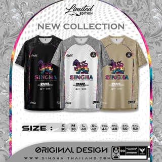 เสื้อคอกลมสิงห์ พิเศษLimited Edition 3 สี S-5XLใส่ได้ทั้ง ชาย-หญิง