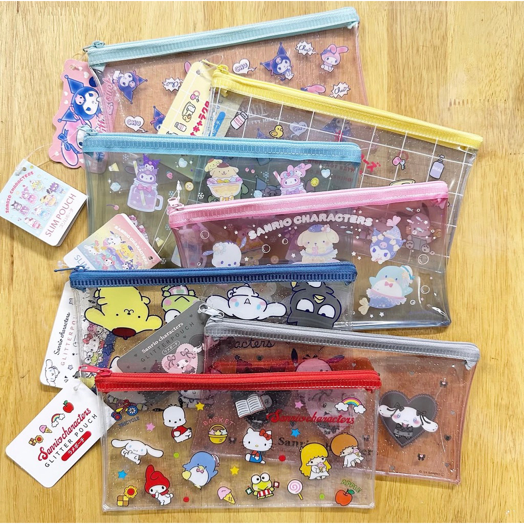 NEW!!! Sanrio Japan กระเป๋าซิปกันน้ำ น่ารักๆ ขนาด 20x10 ซม.