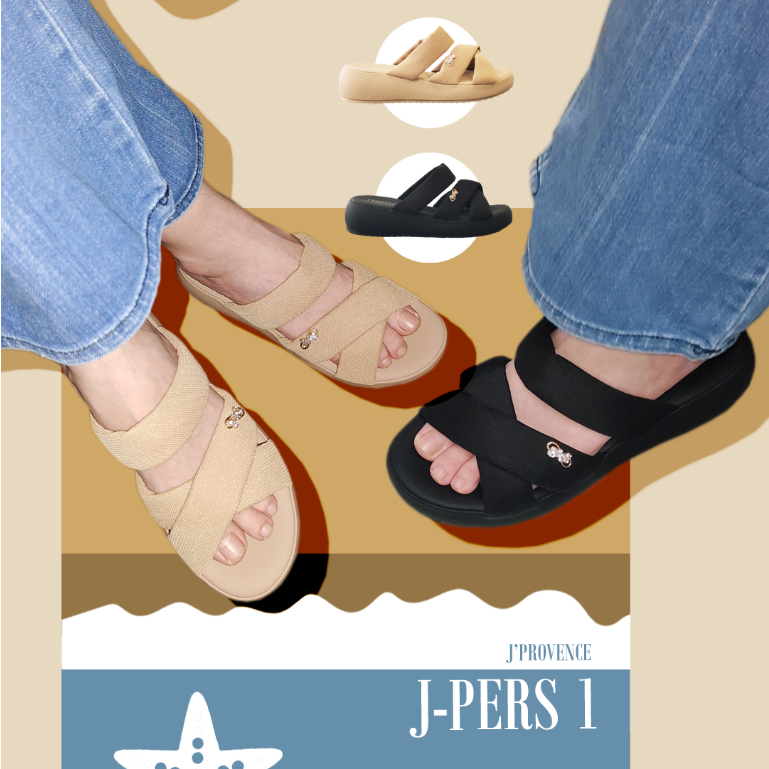 J'PROVENCE รุ่น J-PERS 1 รองเท้าแตะพื้นนุ่มใส่สบาย Cute Comfy Slippers