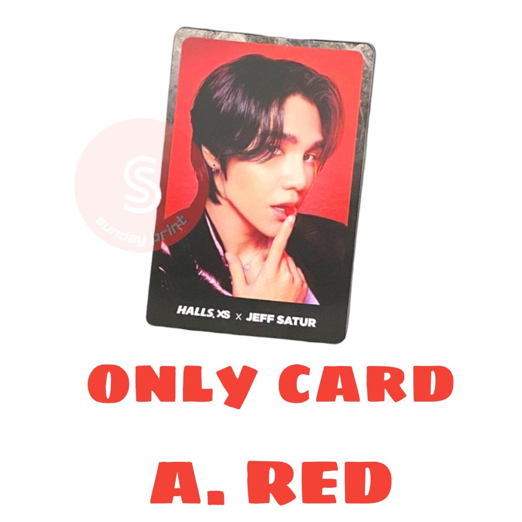 #HallsMintsJeffSatur photocards โฟโต้การ์ด เจฟซาเตอร์ Halls XS x Jeff Satur #罗杰夫