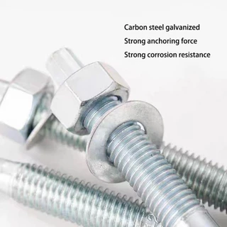 10ชุด พุกเคมี สตัดปุ๊กเคมี สตัดพุกเคมี สตัดพุ๊กM10 M12 M16 chemical anchor stud