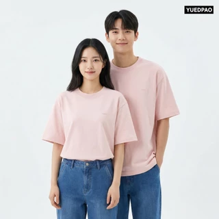 Yuedpao Oversized Feather Comfort 2026 เสื้อยืดโอเวอร์ไซส์ ผ้าหนานุ่ม ทรงสวย ยับยากรีดง่าย เสื้อยืดเปล่า Set Colorful
