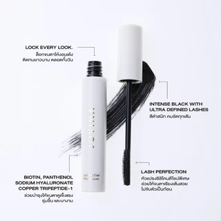 JOVINA โปรคู่ มาสคาร่า+ที่ดัดขนตา Lock & Curl Fiber Mascara มาสคาร่าโจวีน่า Mascara มาสคาร่า สูตรใหม่จากเกาหลี
