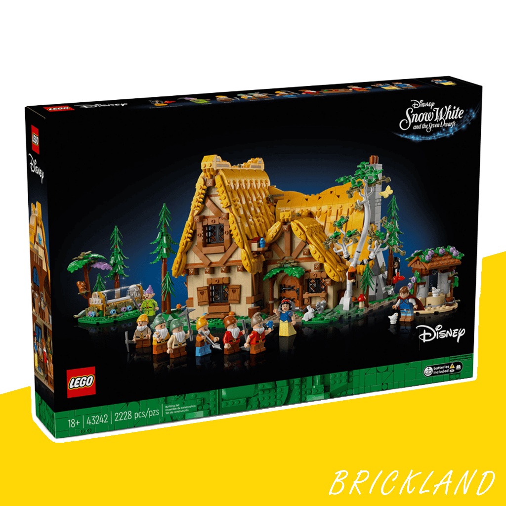 LEGO Disney 43242 Snow White and the Seven Dwarfs' Cottage ของแท้ 100% พร้อมส่ง