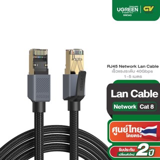 UGREEN สายแลน LAN Cat 8 F/FTP RJ45 Network Lan Cable รองรับ 40Gbps สําหรับ pc แล็ปท็อป รุ่น NW343