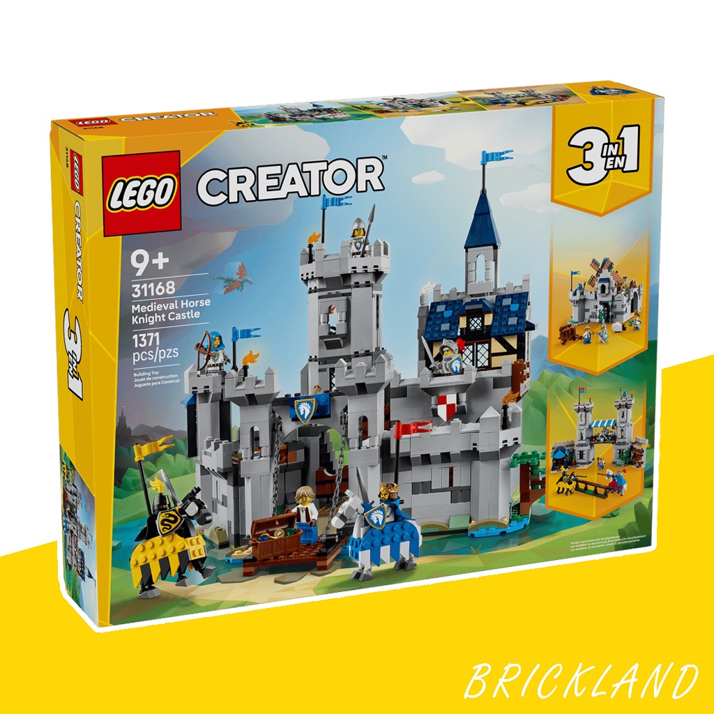 LEGO Creator 31168 Medieval Horse Knight Castle ของแท้ 100% พร้อมส่ง