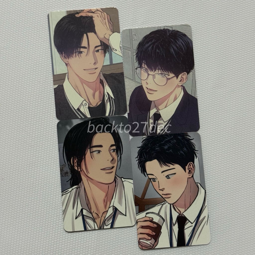 พร้อมส่ง Photocard manhwa 1to10 (set 4 ใบ)