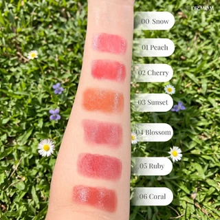 (แป้งฝุ่น+ลิปทินต์บาล์ม) DR.MOM ORGANIC LOOSE POWDER + DR.MOM TINTED LIP BALM