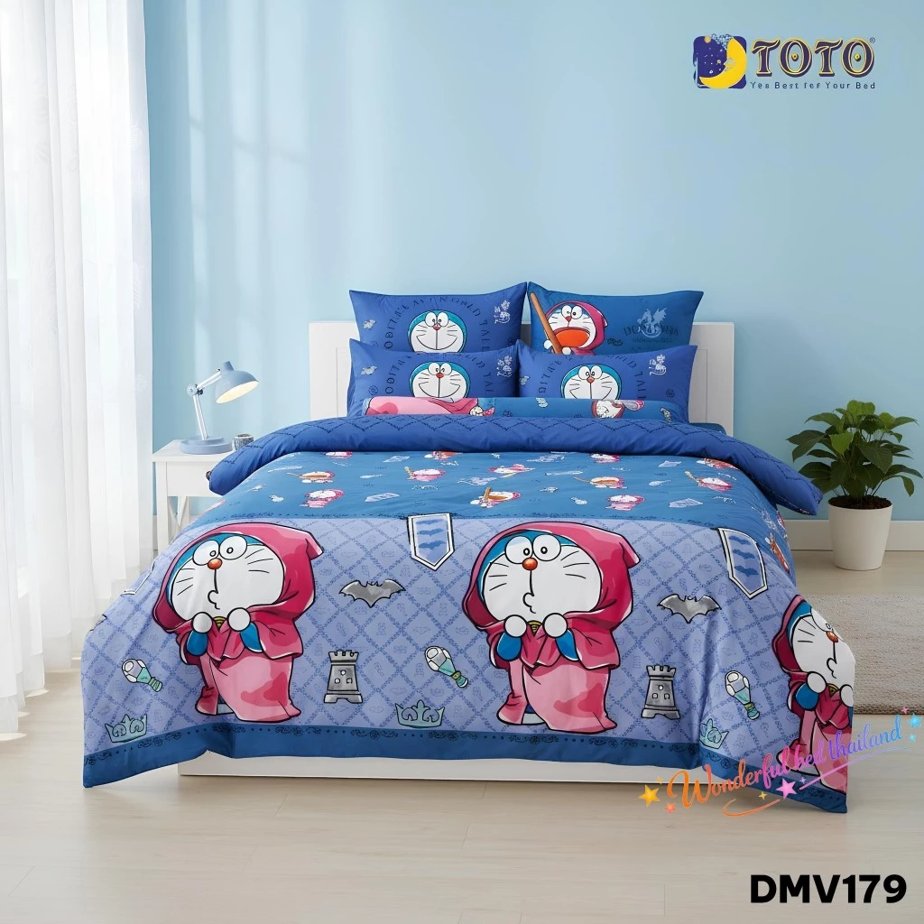 ชุดเครื่องนอน TOTO ลายโดราเอมอน DM179