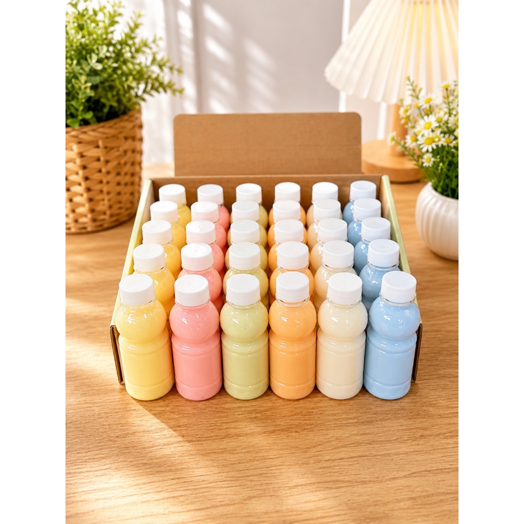 ของเล่น โคลนนิ่ง น้ำลายเอเลี่ยน ขนาด 3.5*8.5ซม. (ราคา 140บาท ได้ 24ขวด) คละสี