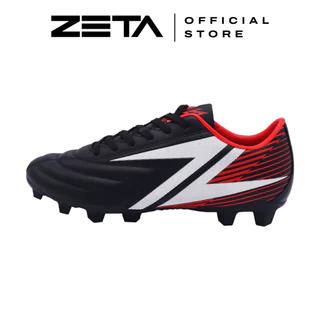 ZETA ซีต้า รองเท้าฟุตบอล รุ่น THUNDERBOLT ZTFSC01AS BLACK/SILVER *เบา ทน เกาะสนามดี เคลื่อนไหวมั่นใจ*