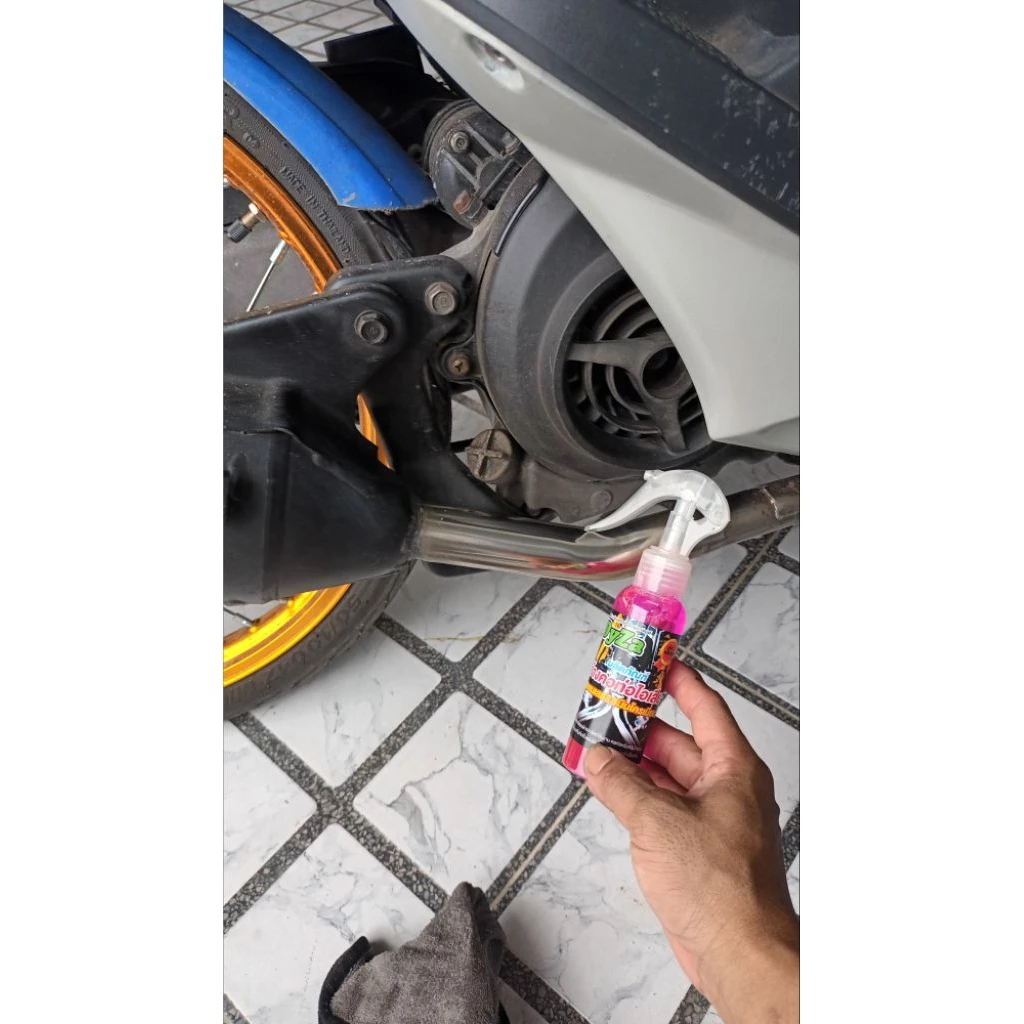DyZa(ไดซ่า)น้ำยาล้างคอท่อไอเสียสแตนเลสคราบแดงคอท่อเหล็กสนิมโครเมี่ยม(สูตรเห็นผลทันที)100ml thumbnail 9