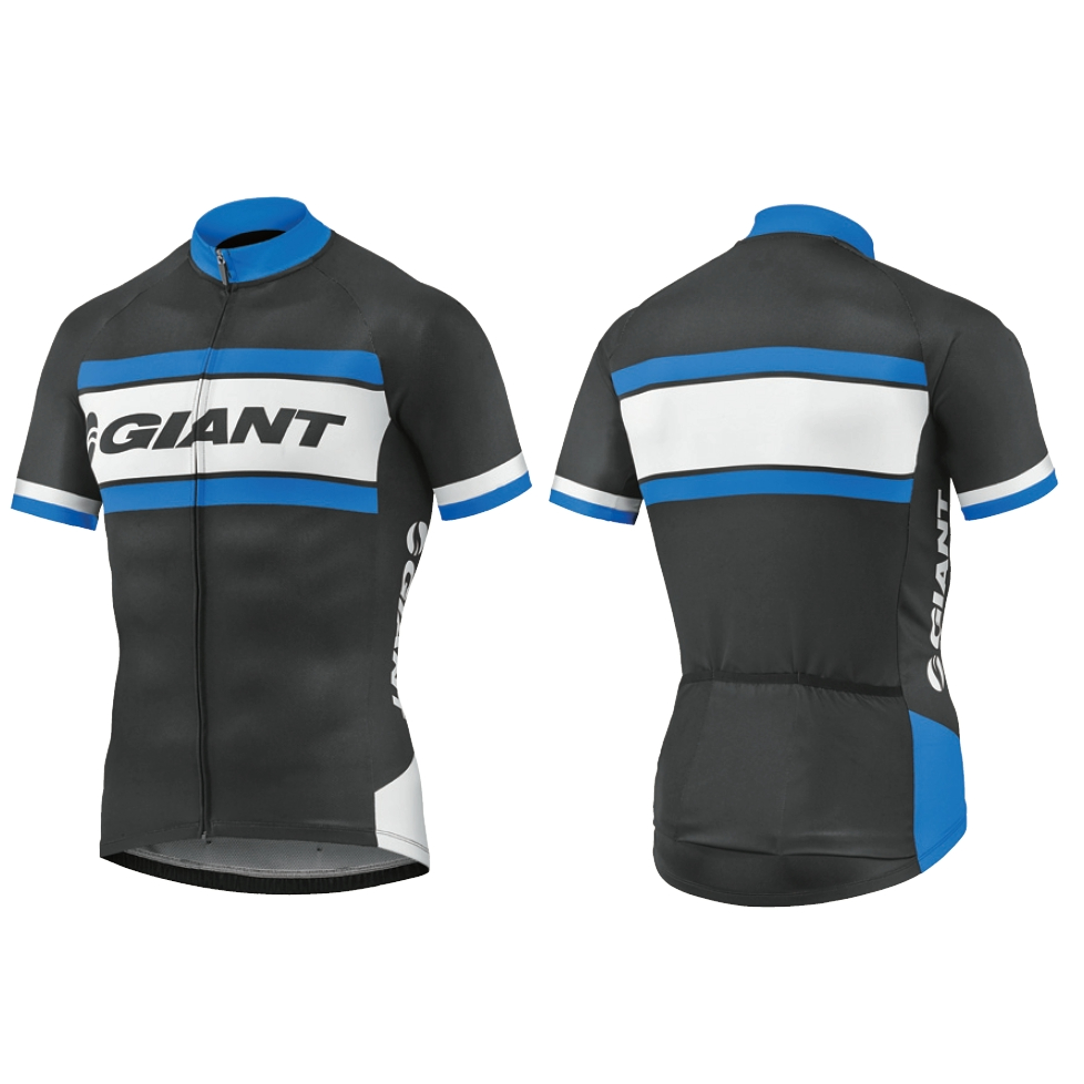 เสื้อปั่นจักรยานแขนสั้นผู้ชาย GIANT RIVAL SS JERSEY BLACK/ BLUE