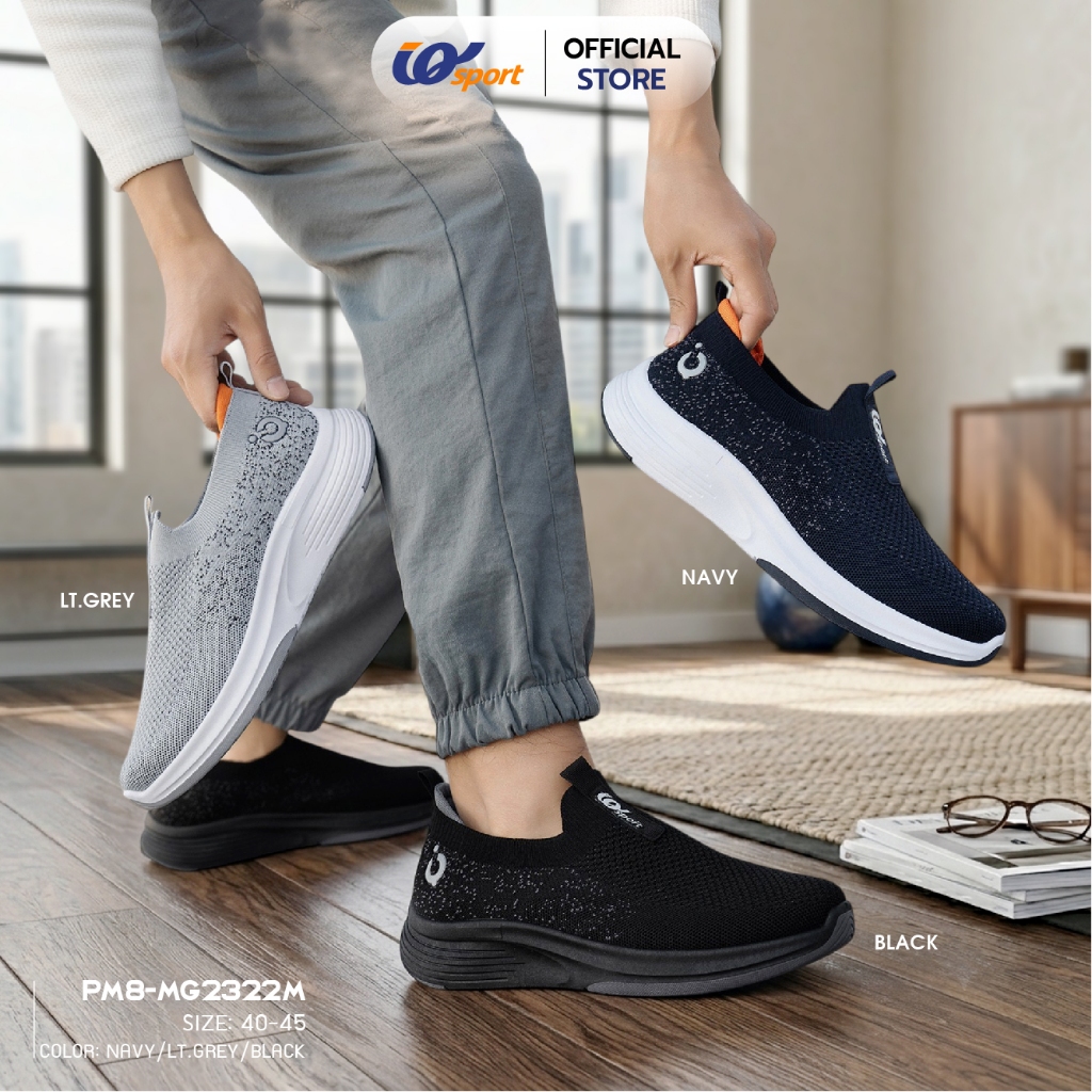 IQ SPORT รองเท้าผ้าใบผู้ชาย (Slip on)รหัสPM8-MG2322M