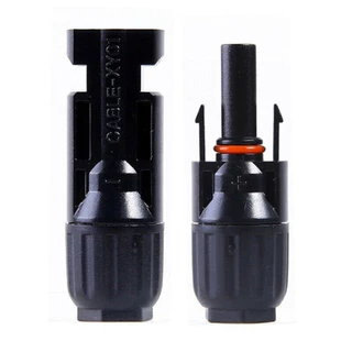 MC4 Connector 10 คู่ หัวต่อโซล่าเซลล์ 30A IP68 มาตรฐาน TUV Male Female สำหรับแผงโซลาร์
