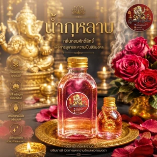 น้ำกุหลาบถวายพระพิฆเนศ น้ำถวายพระพิฆเนศ น้ำกุหลาบบูชาเทพ น้ำอบมงคล ถวายพระแม่ลักษมี พระแม่อุมา เทพฮินดูทุกพระองค์