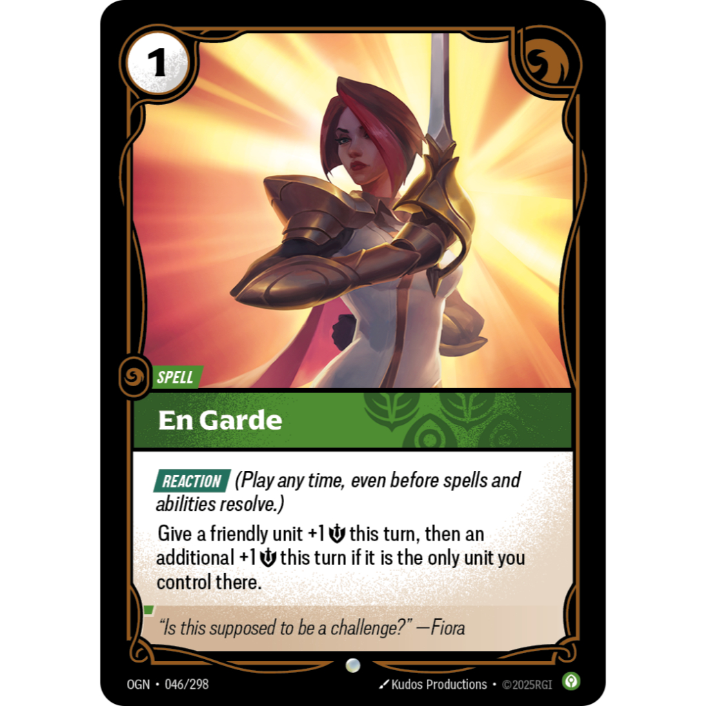 RiftBound OGN 046/298 En Garde  แยกใบ