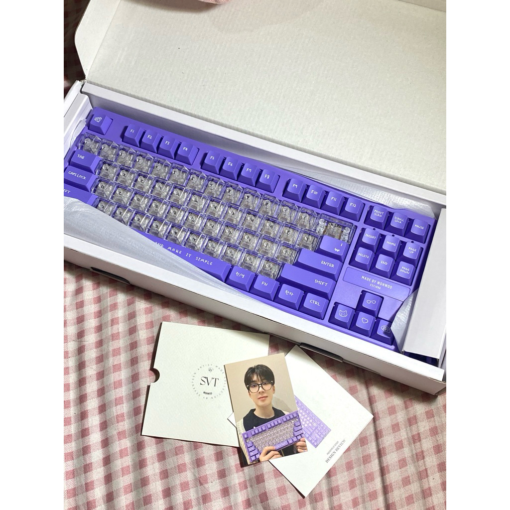 WONWOO love packed keyboard SEVENTEEN Artist-Made Collection Season 2 💜🤏🏼