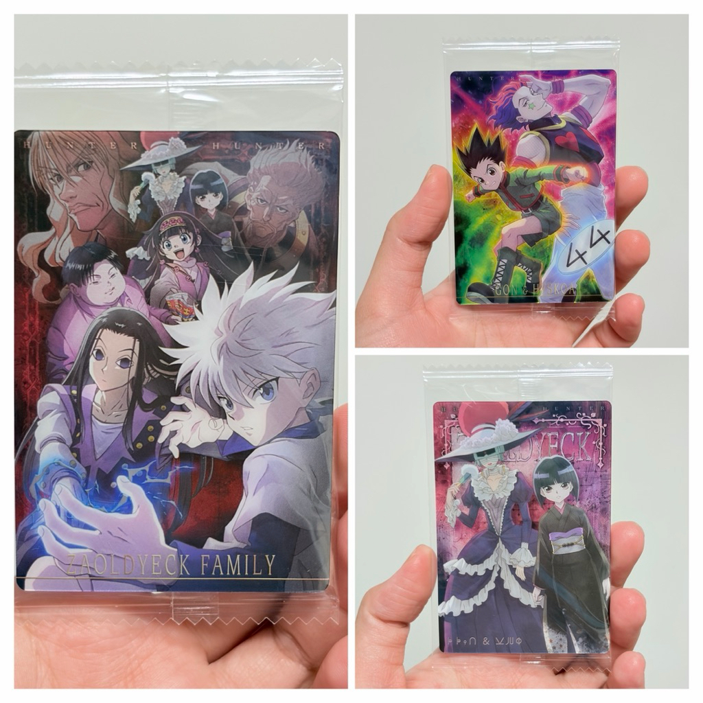 (งานแท้ สินค้ามือสองจากญี่ปุ่น) การ์ด การ์ดเมะ การ์ดสะสม HxH โซลดิ๊ก ฮันเตอร์ x ฮันเตอร์ จอมโจรเงามายา