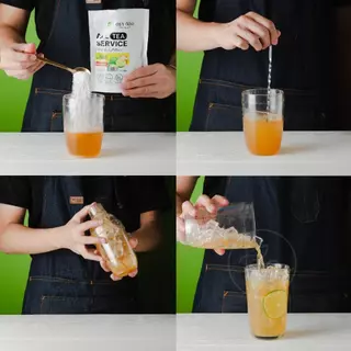 [แพ็ค 3 ถุง] ผงมะนาวแท้ สำหรับปรุงรสเครื่องดื่ม ร้านชาไข่มุก อาหาร Lemon Seasoning Powder ขนาด 200 กรัม
