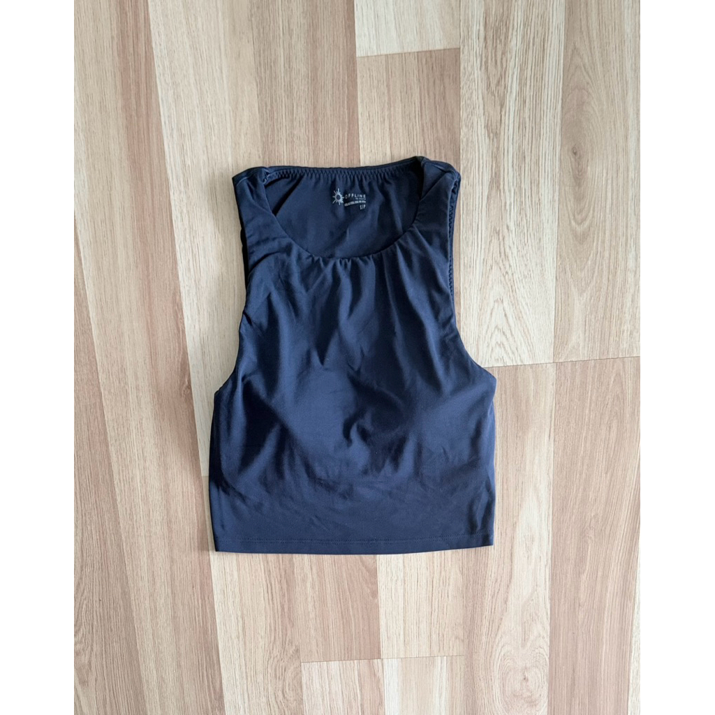 offline by aerie bra top navy